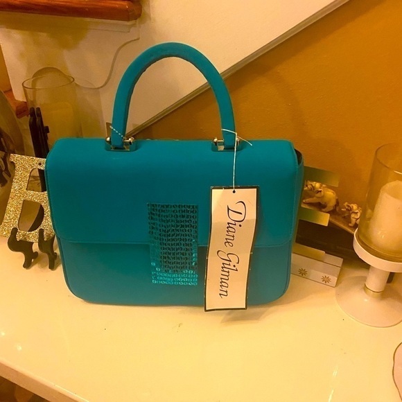 Diane Gilman Handbags - NWT DIANE GILMAN TEAL GREEN HANDBAG